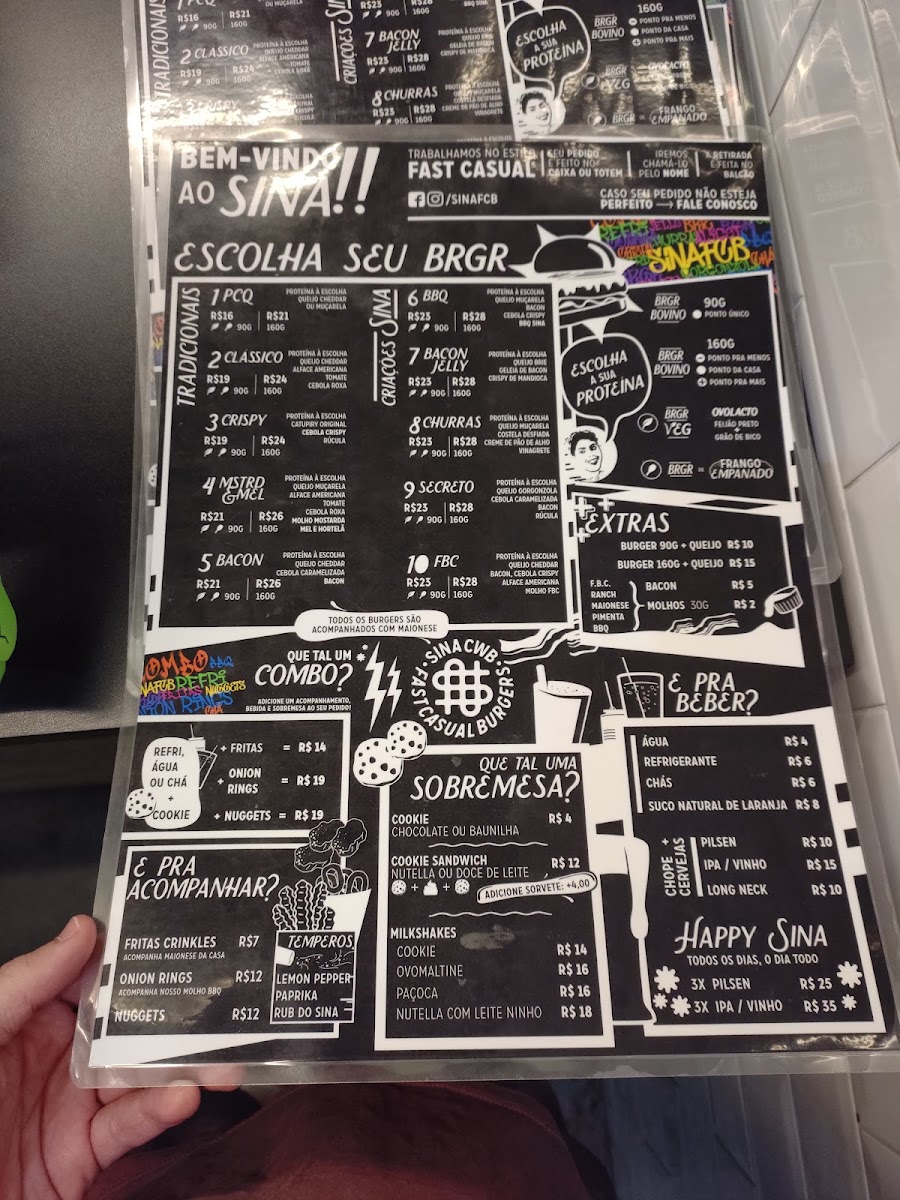 Menu Sina - Burgers, Shakes E Cookies - Juvevê-3