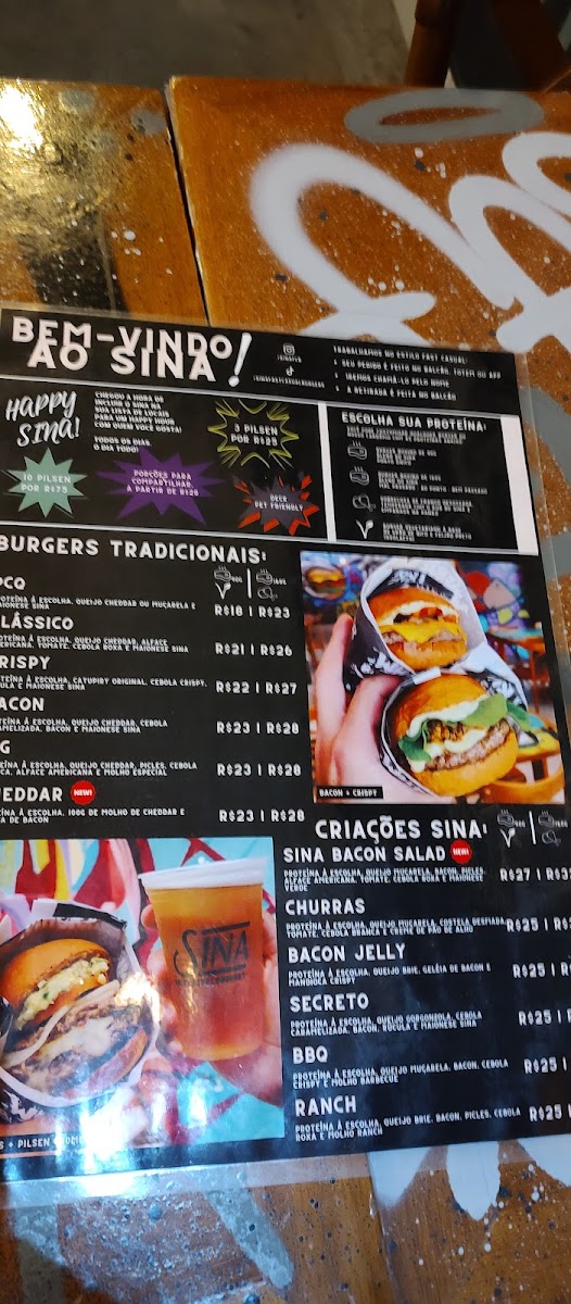 Menu Sina - Burgers, Shakes E Cookies - Juvevê-9