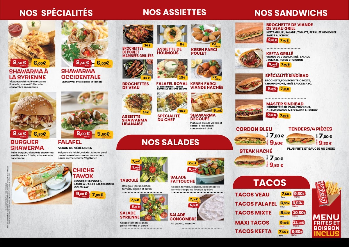 Menu Sindibad Sandwicherie-1