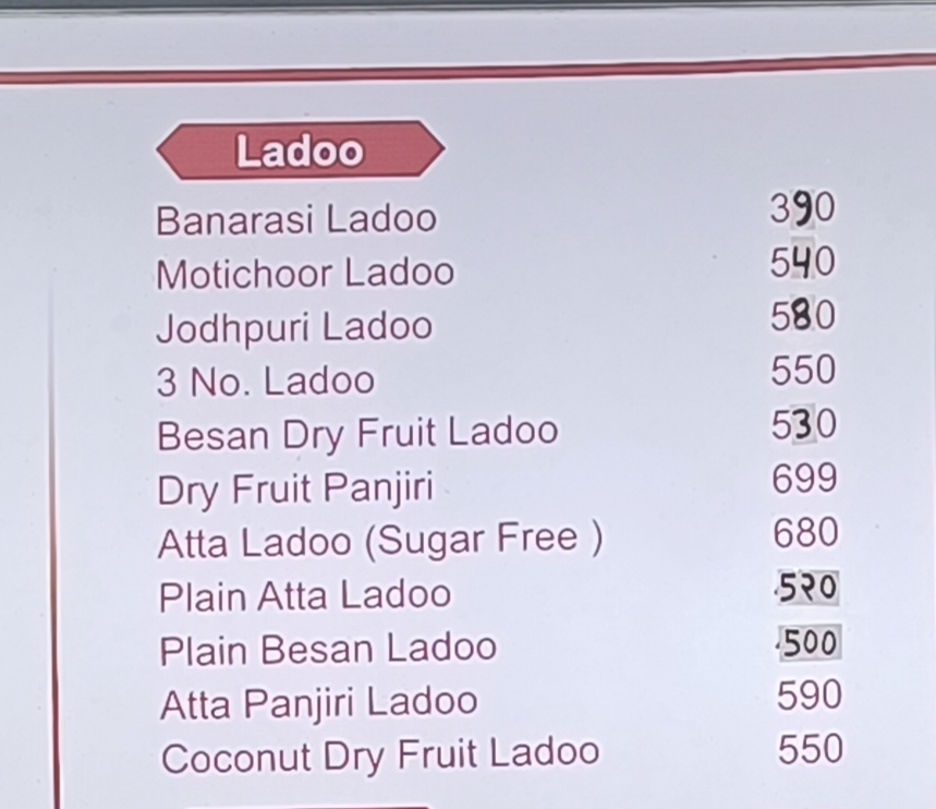 Menu Singla's Sweets Bakery & Restaurant - Dwarka-10