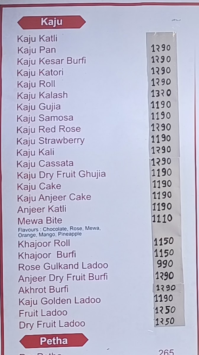 Menu Singla's Sweets Bakery & Restaurant - Dwarka-6