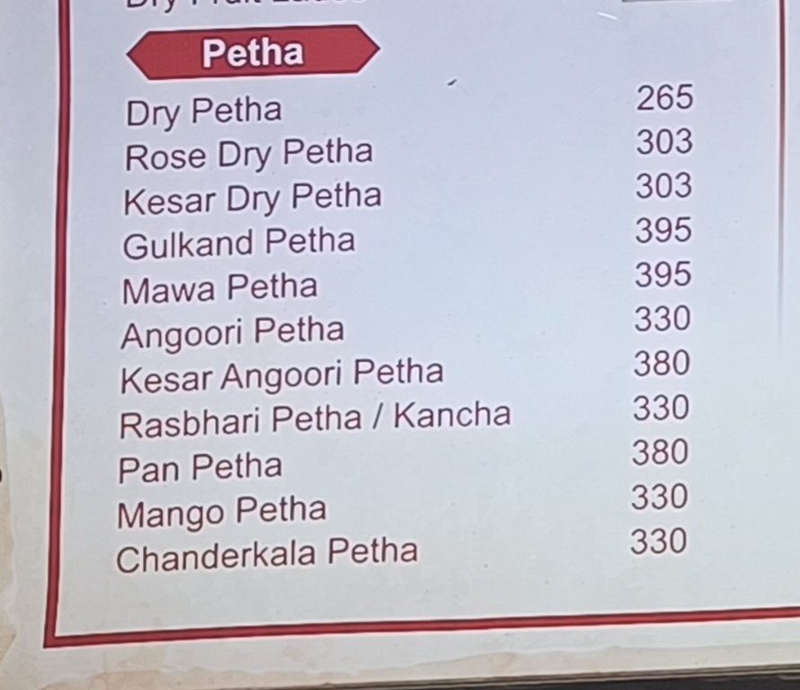 Menu Singla's Sweets Bakery & Restaurant - Dwarka-8