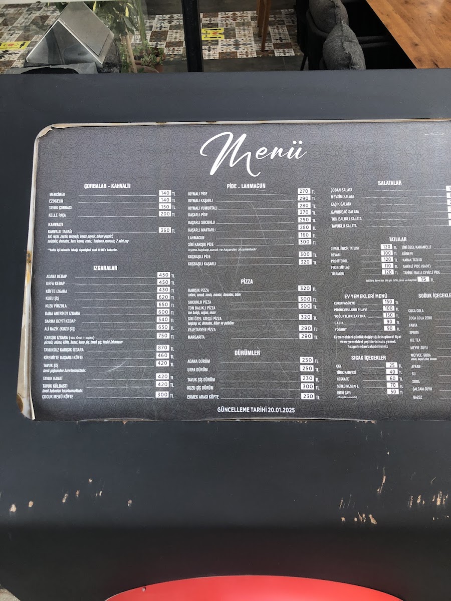 Menu Sini Muğla Restaurant-2