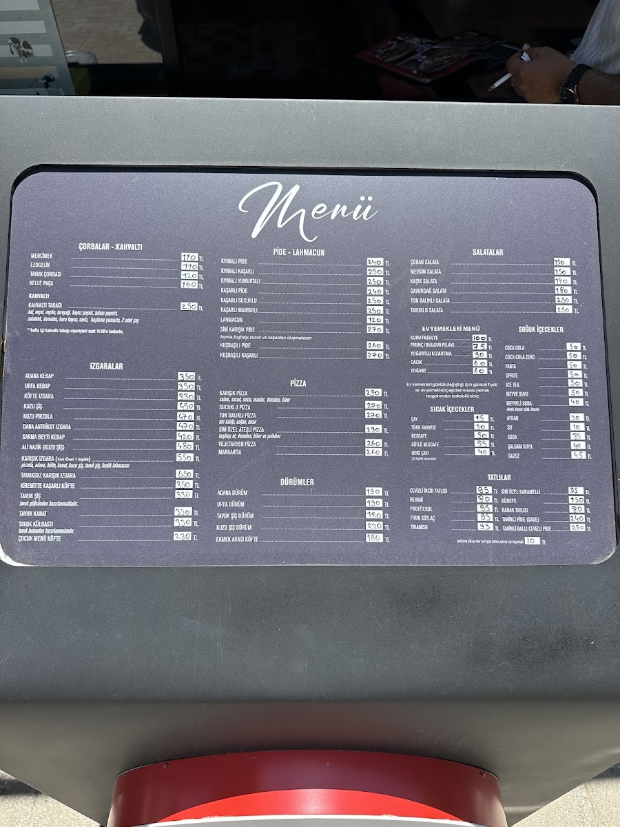 Menu Sini Muğla Restaurant-4