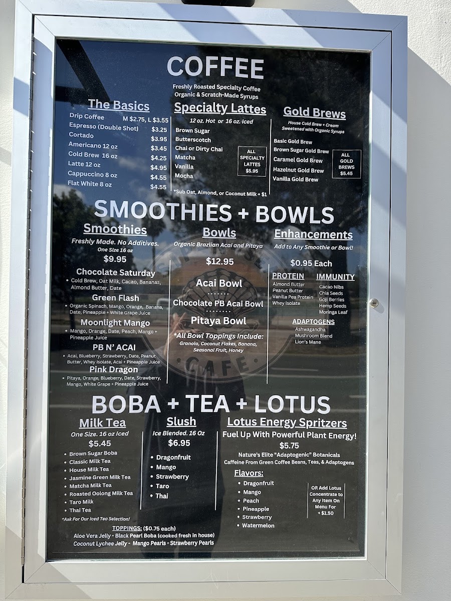 Menu Sip-N-Sea: Coffee + Açaí-7