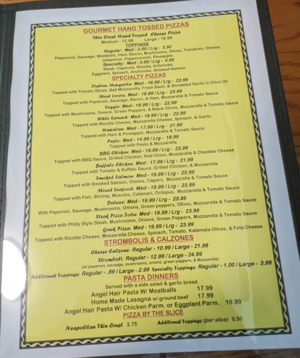 Menu Siri's Gourmet Burgers & Pizza-2