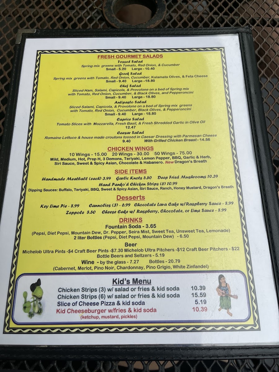 Menu Siri's Gourmet Burgers & Pizza-6