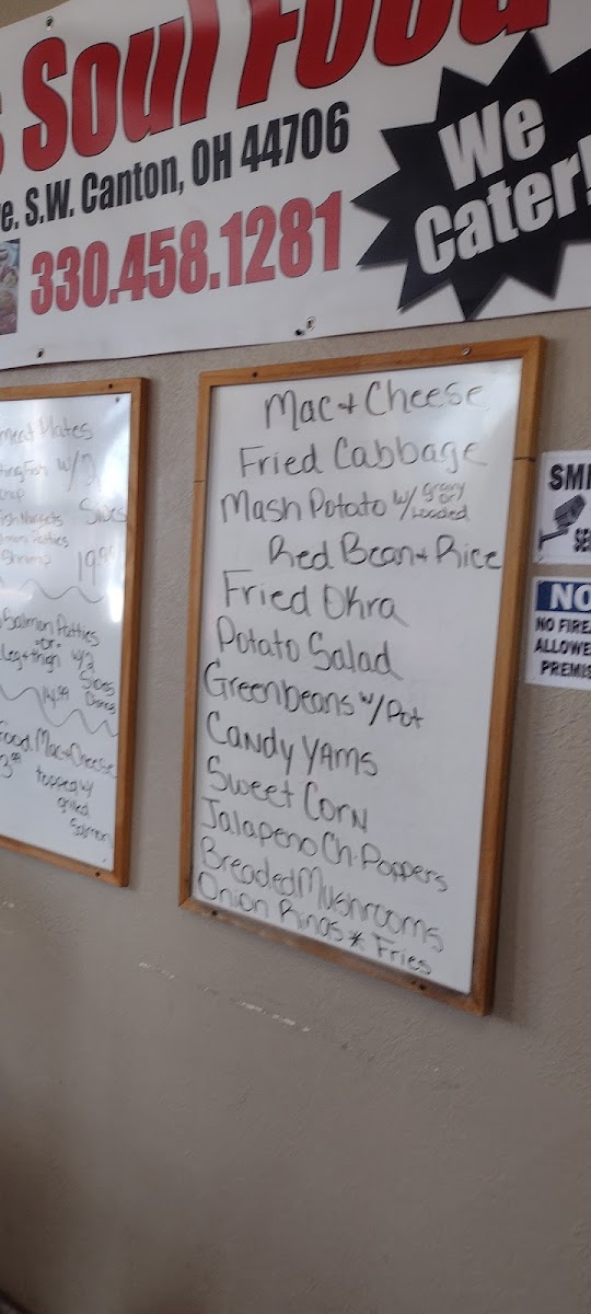 Menu Sister's Soul Food-3