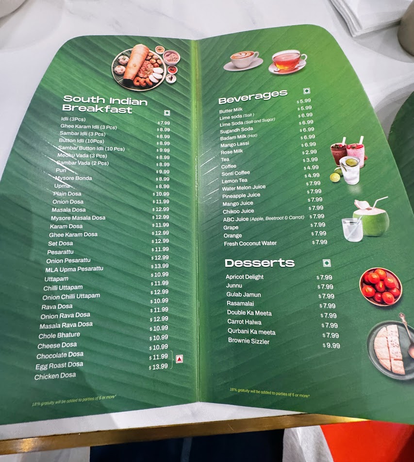 Menu Sitara Grand -Frisco Indian Cuisine &bar-4