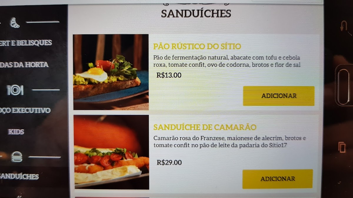 Menu Sítio 17-4