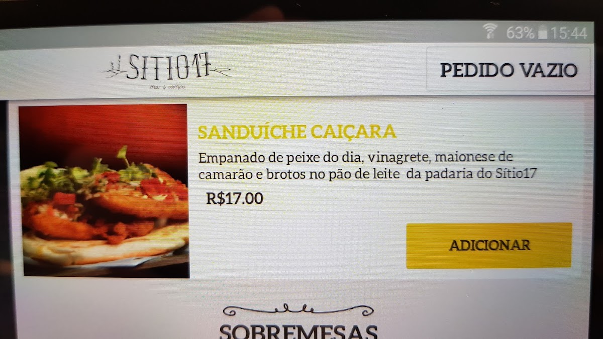 Menu Sítio 17-6