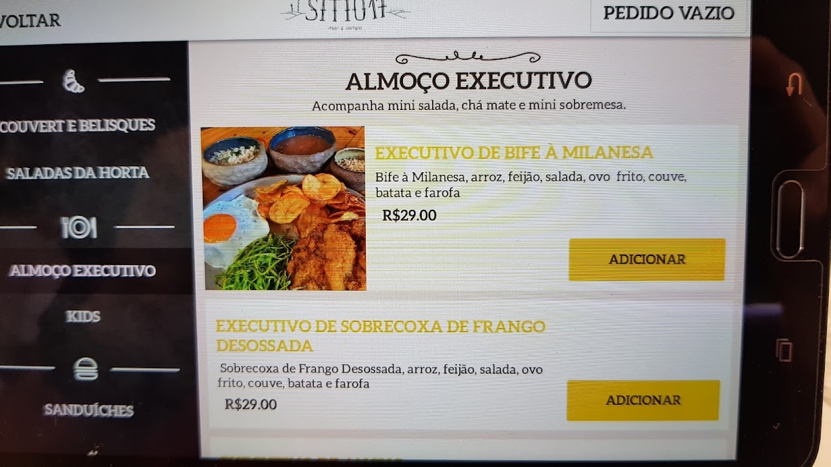 Menu Sítio 17-7