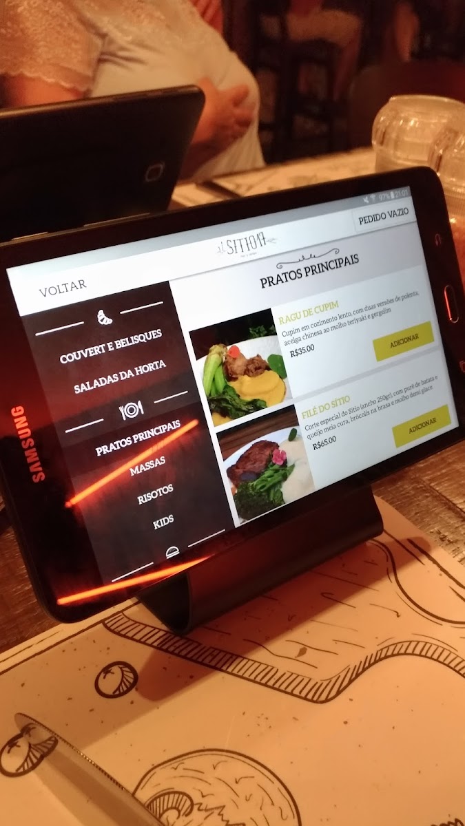 Menu Sítio 17-9