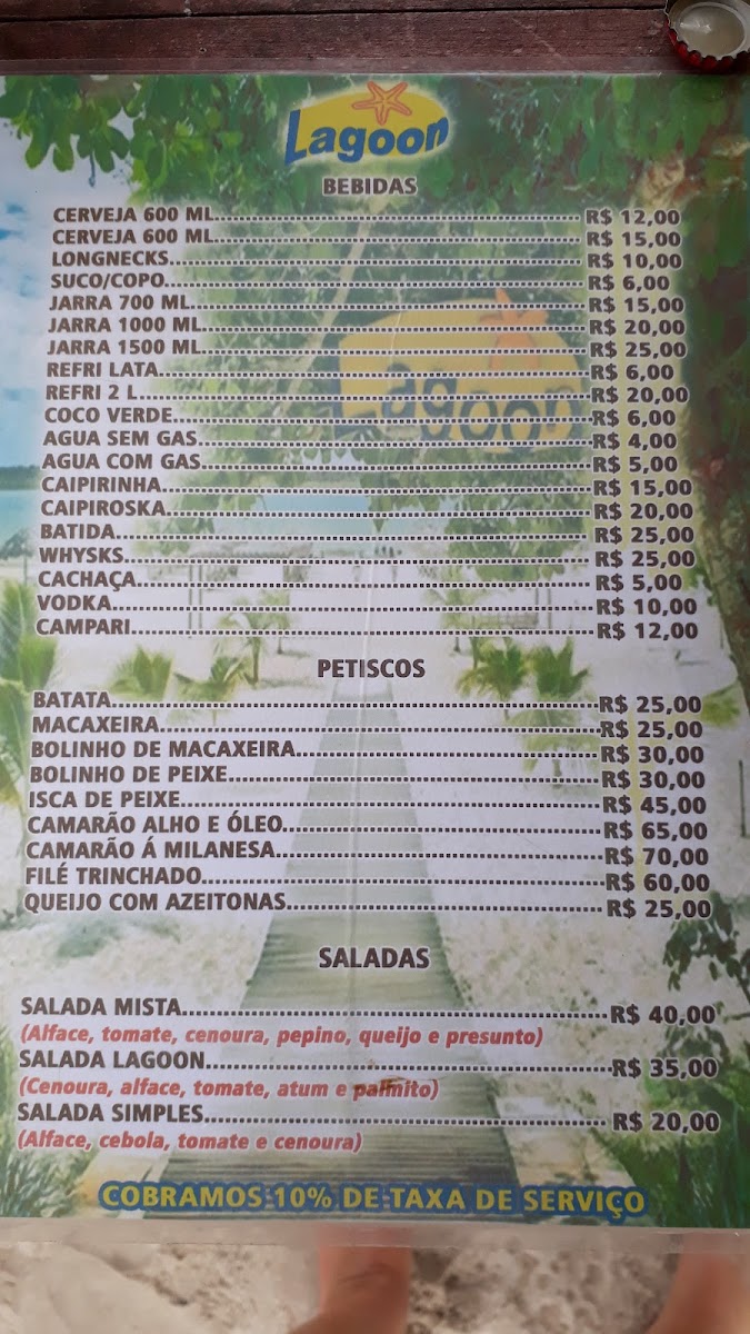 Menu Sitio Paraiso Lagoon-2