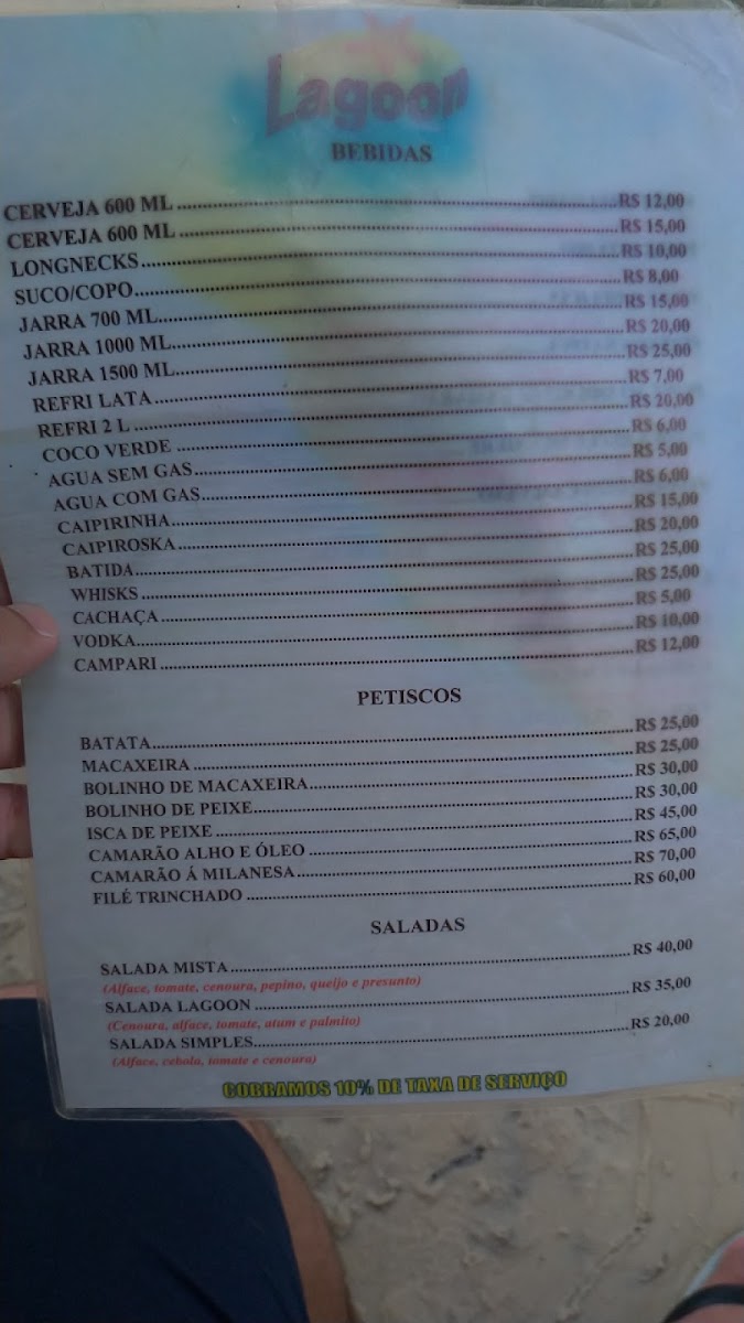Menu Sitio Paraiso Lagoon-9
