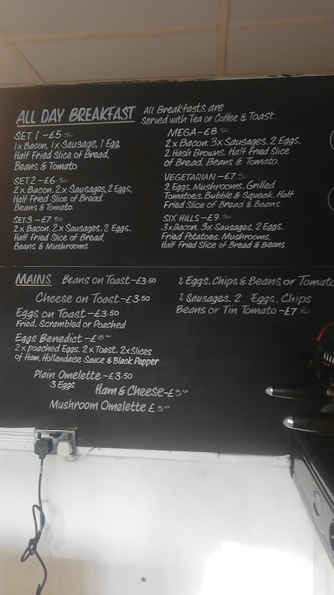 Menu Six Hills Café, Bakery & Pizzeria-5