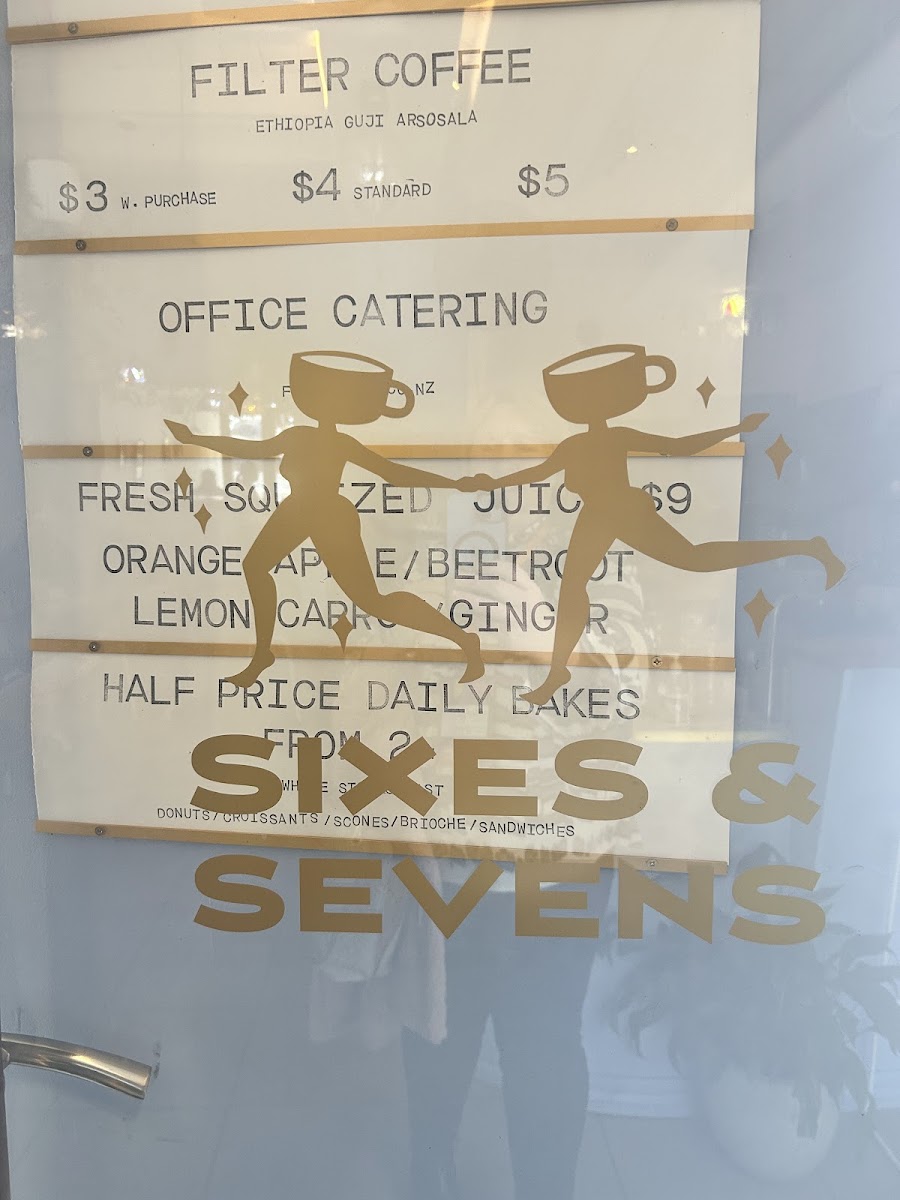 Menu Sixes And Sevens-3