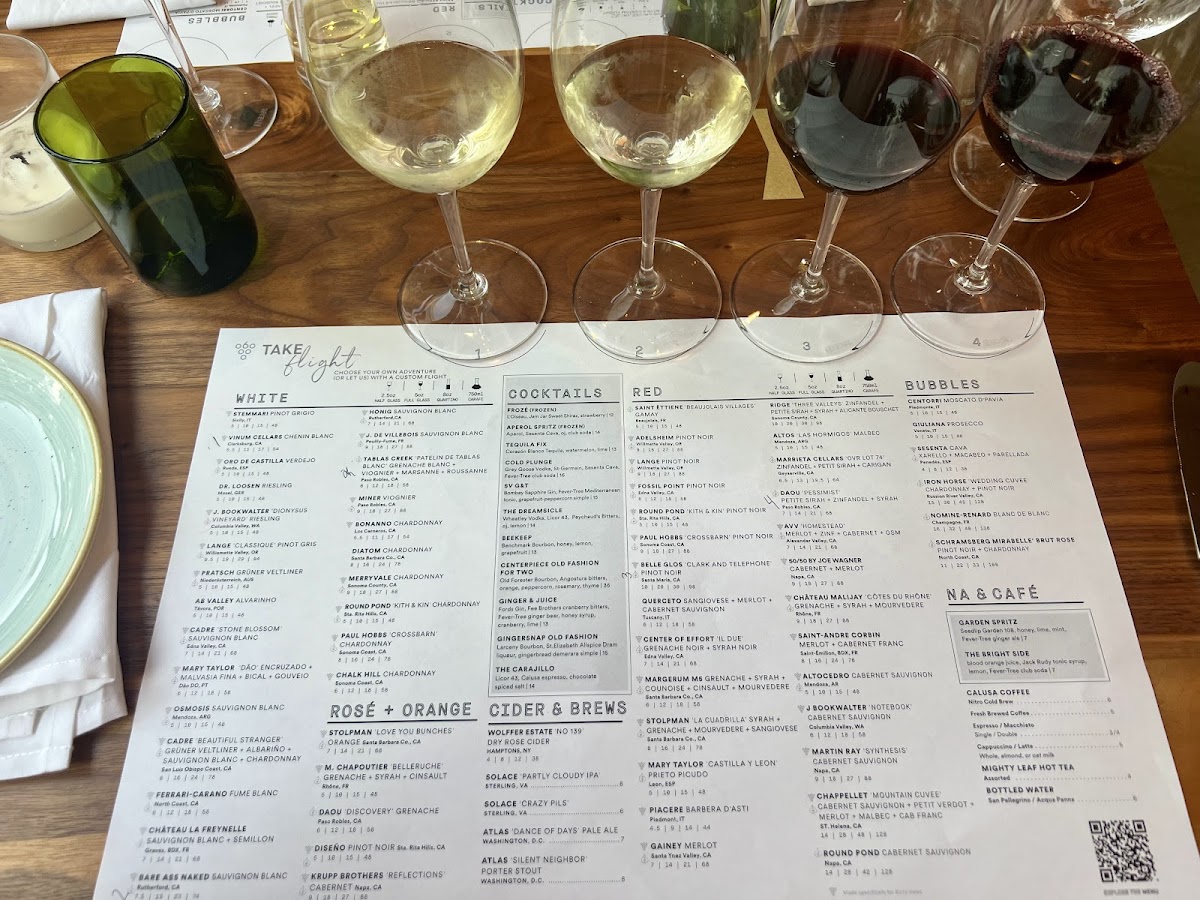 Menu Sixty Vines Foggy Bottom-6