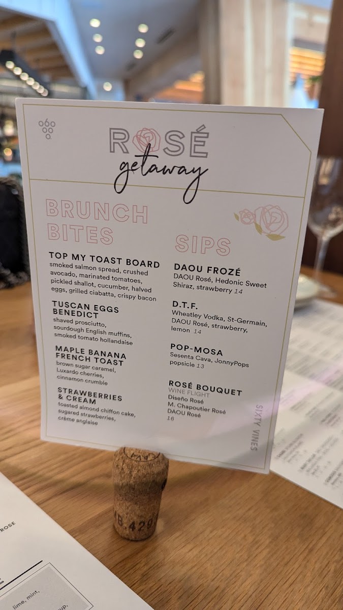 Menu Sixty Vines Foggy Bottom-9