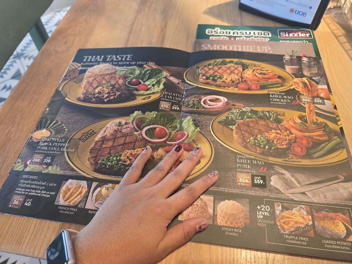 Menu Sizzler Esplanade Ratchada ซิซซ์เล่อร์ เอสพลานาด รัชดาภิเษก-2