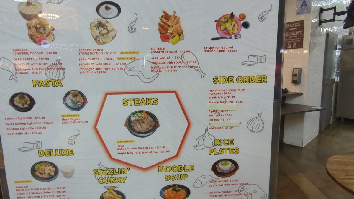 Menu Sizzlin' Place-10