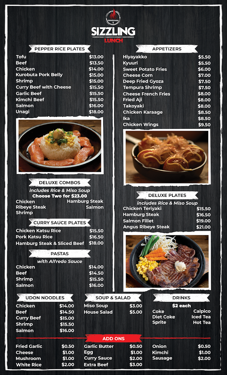 Menu Sizzling Lunch-1