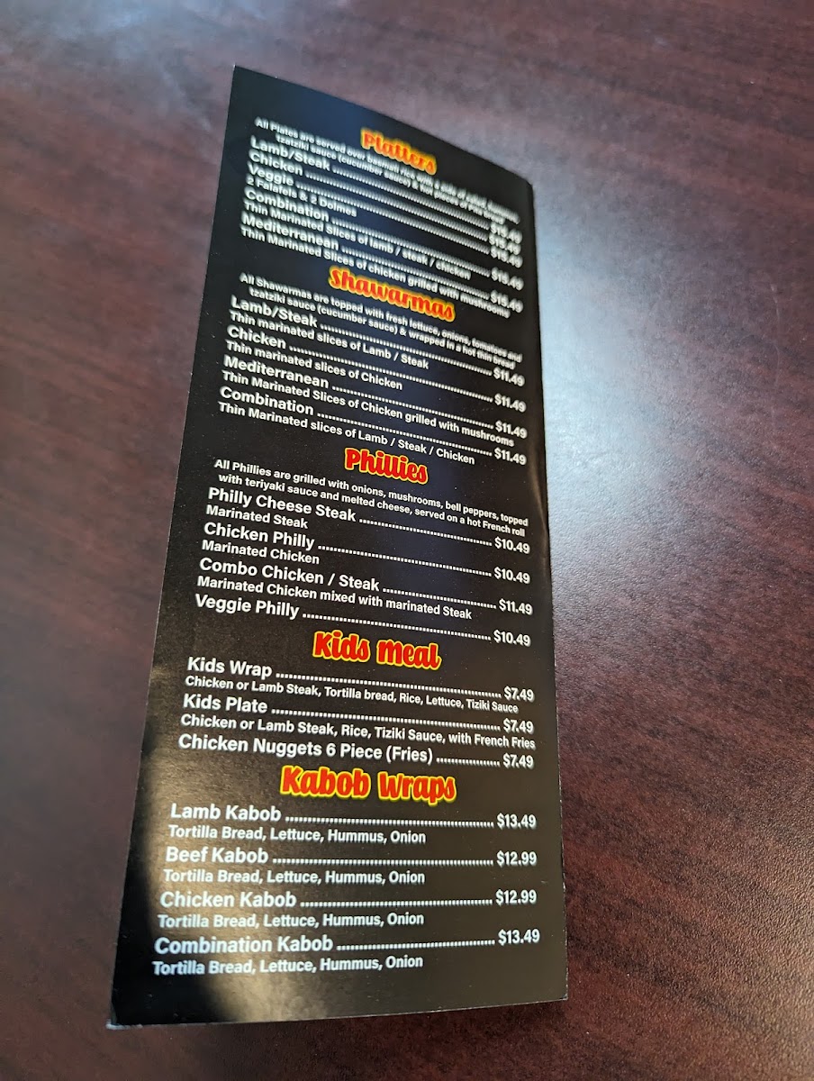 Menu Skewers Kabob & Gyro Grill-2