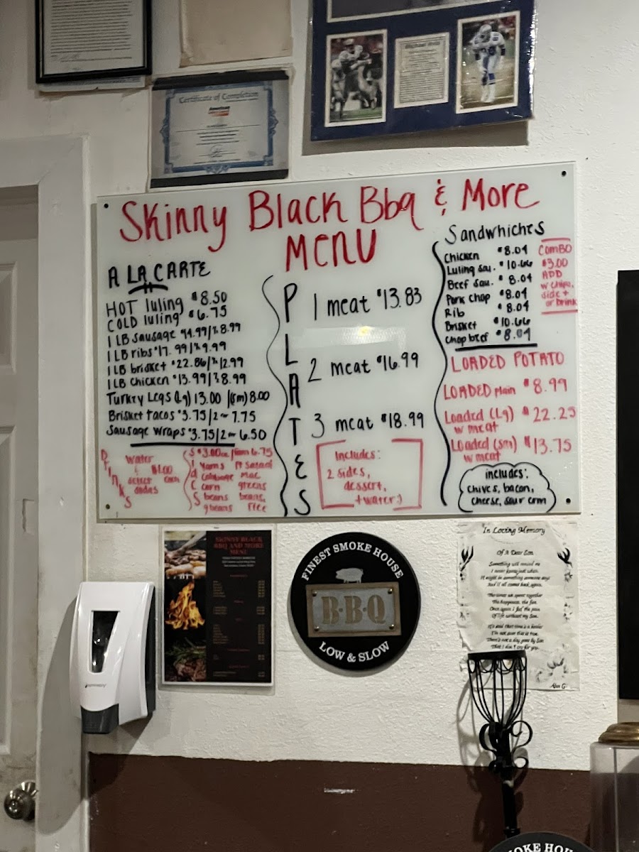 Menu Skinny Black Bbq And More-7