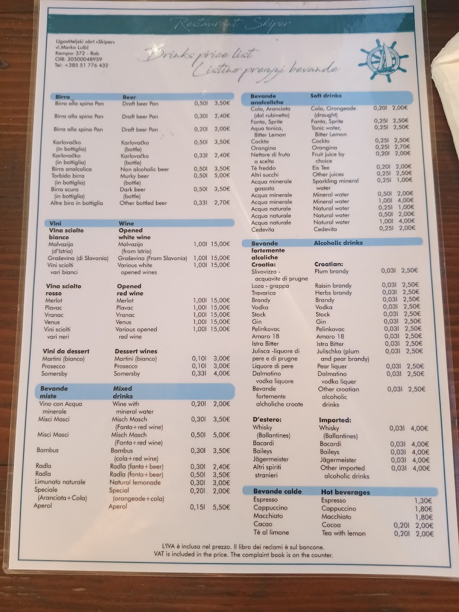 Menu Skipper Pizza-1