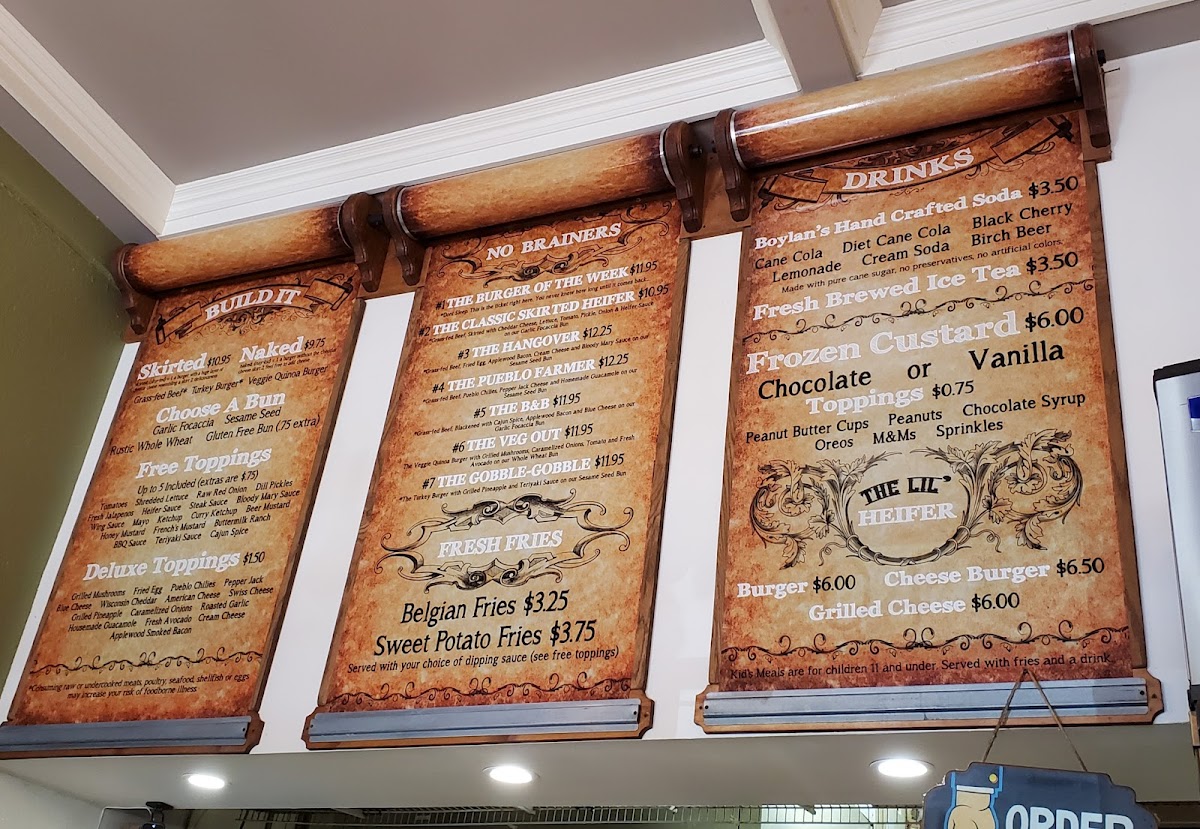 Menu Skirted Heifer-10