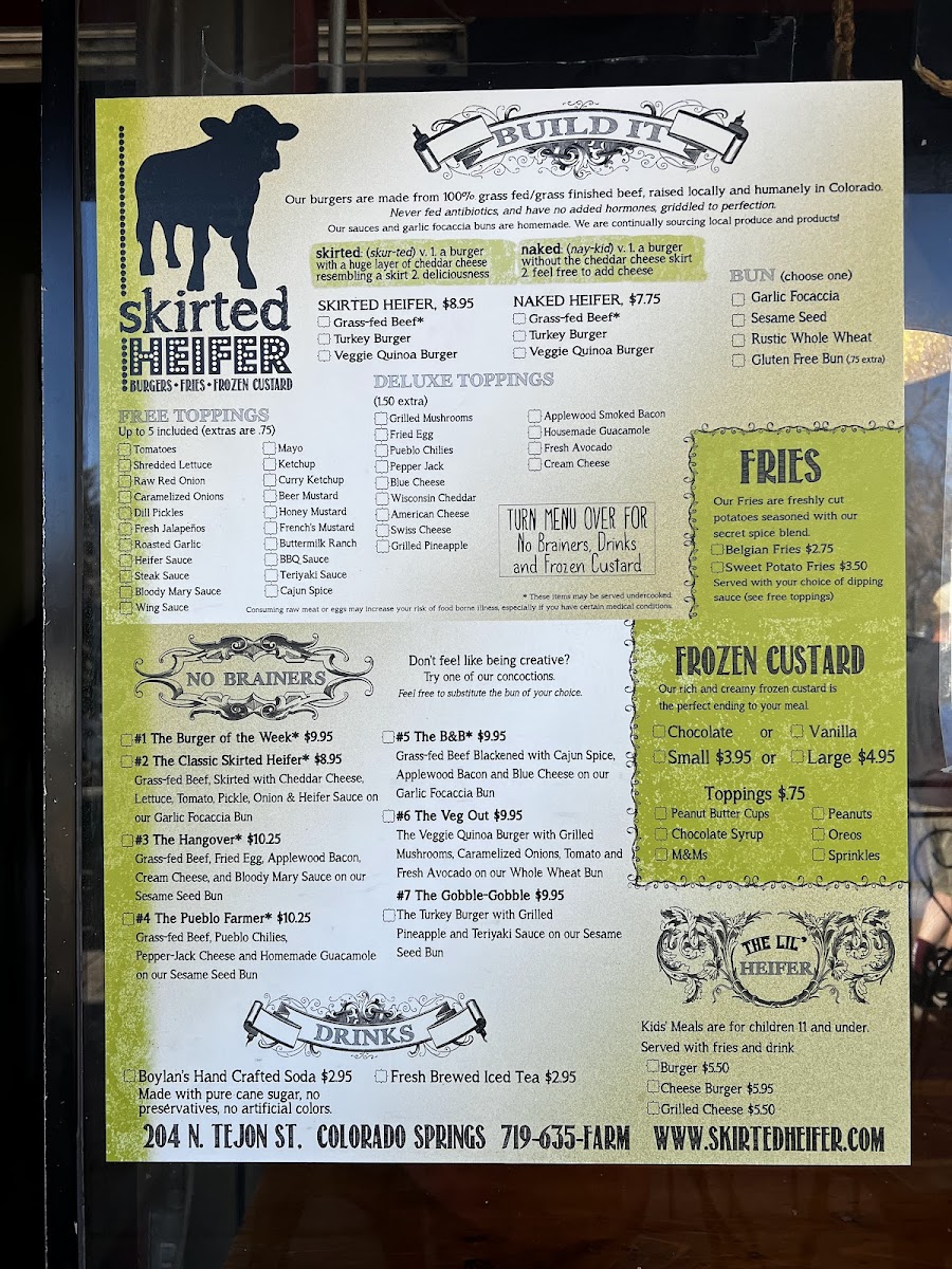 Menu Skirted Heifer-7