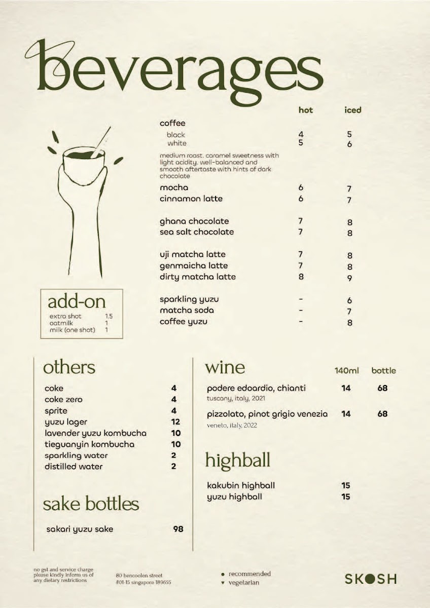 Menu Skosh Cafe – Japanese Inspired Onigiri, Sando & Specialty Matcha-6