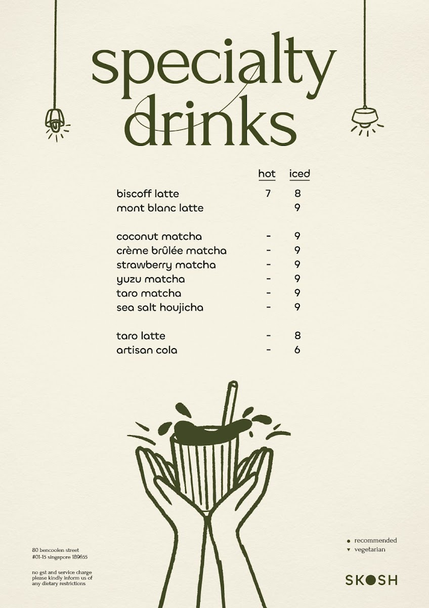 Menu Skosh Cafe – Japanese Inspired Onigiri, Sando & Specialty Matcha-7