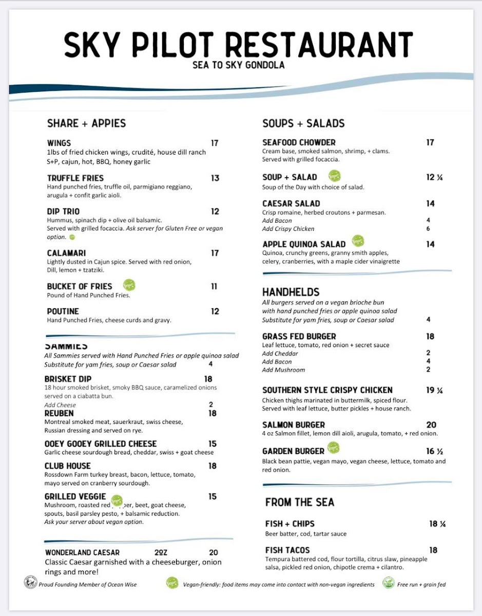 Menu Sky Pilot Restaurant-6
