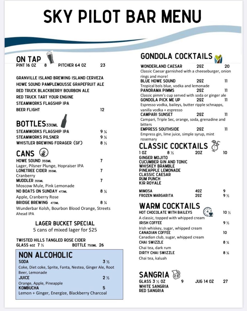 Menu Sky Pilot Restaurant-9