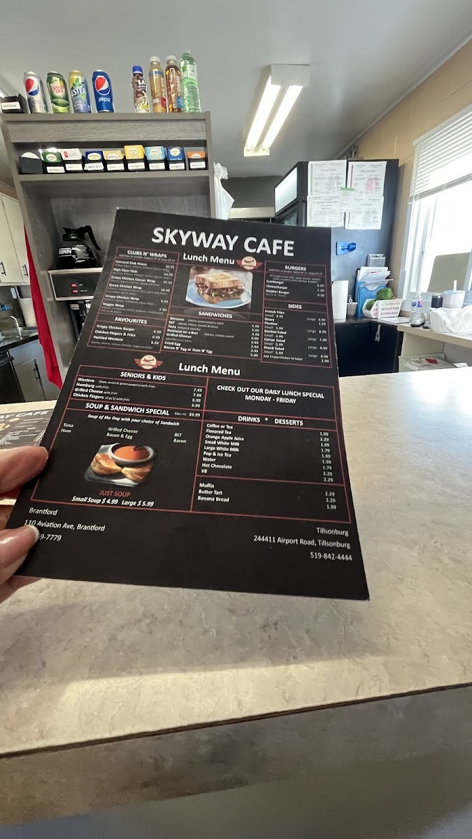 Menu Skyway Cafe - Brantford-8