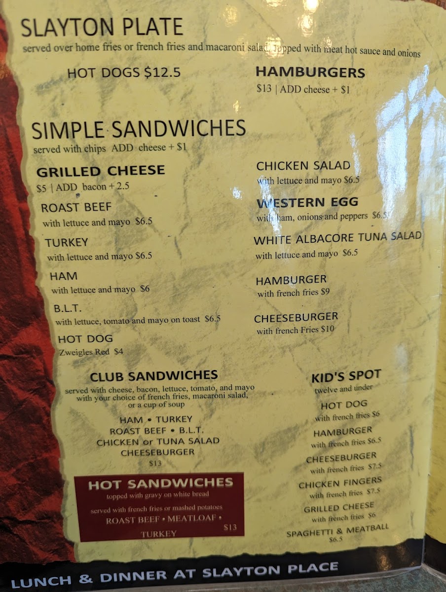 Menu Slayton Place-2