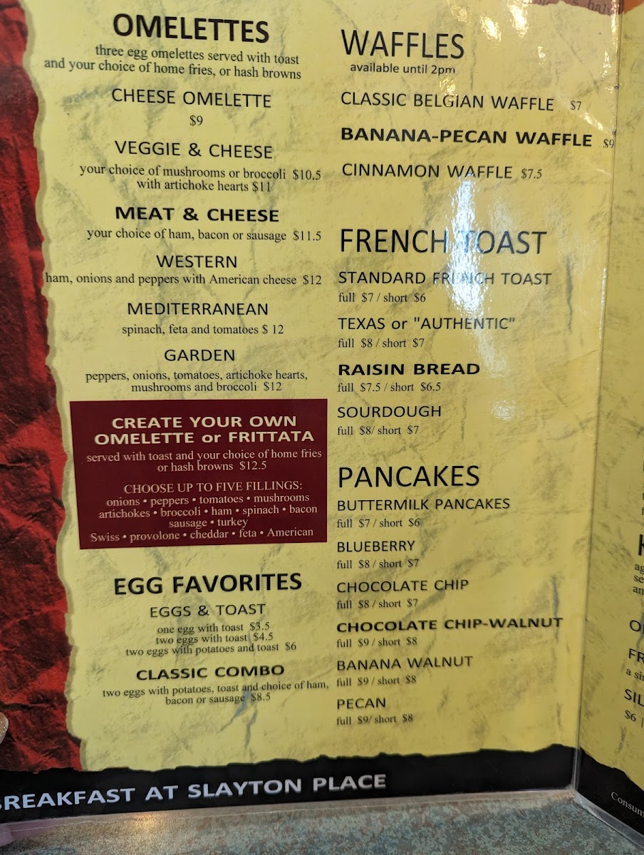Menu Slayton Place-4