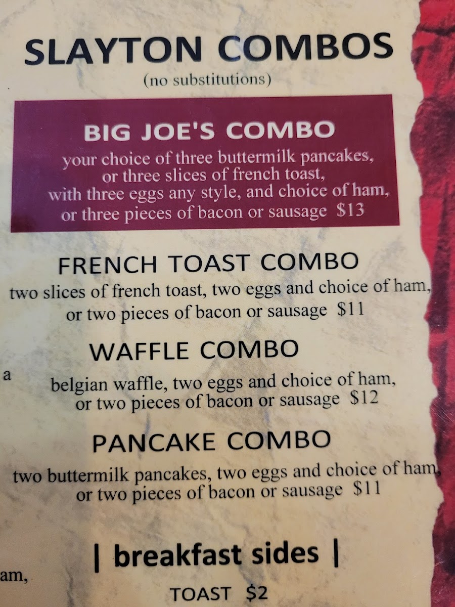 Menu Slayton Place-8