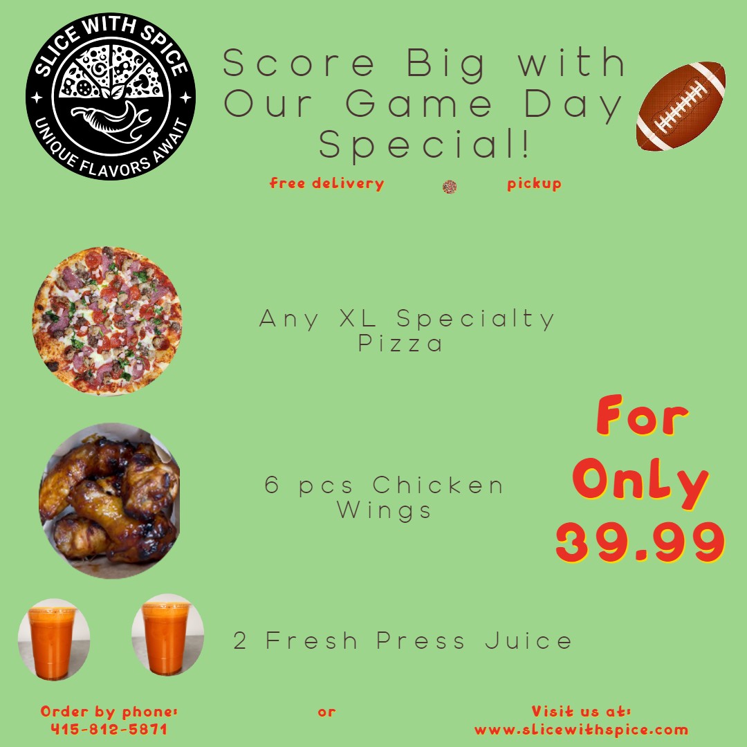 Menu Slice With Spice-7