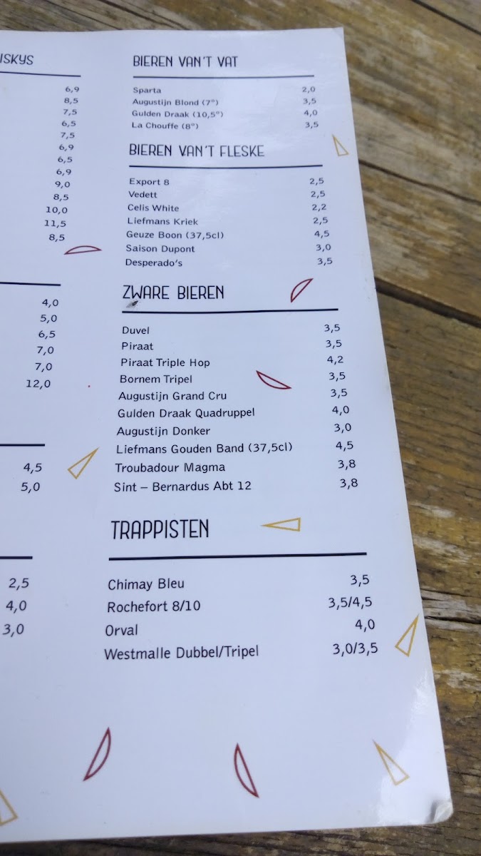 Menu Slijterij De Roos-3