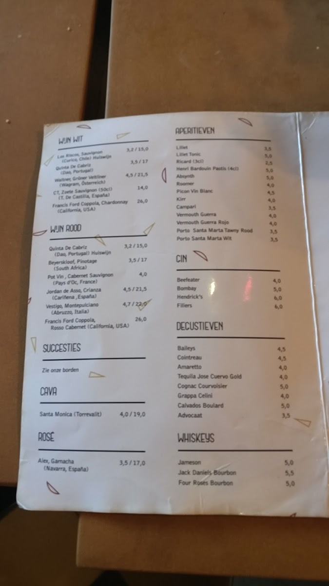 Menu Slijterij De Roos-6