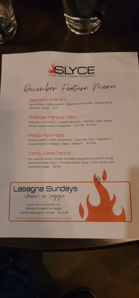 Menu Slyce Coal-Fired Pizza Company-9