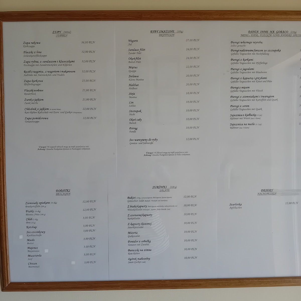 Menu Smażalnia Ryb 'sambor'-3