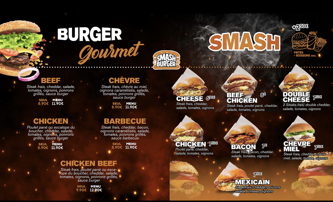 Menu Smash & Burger-1
