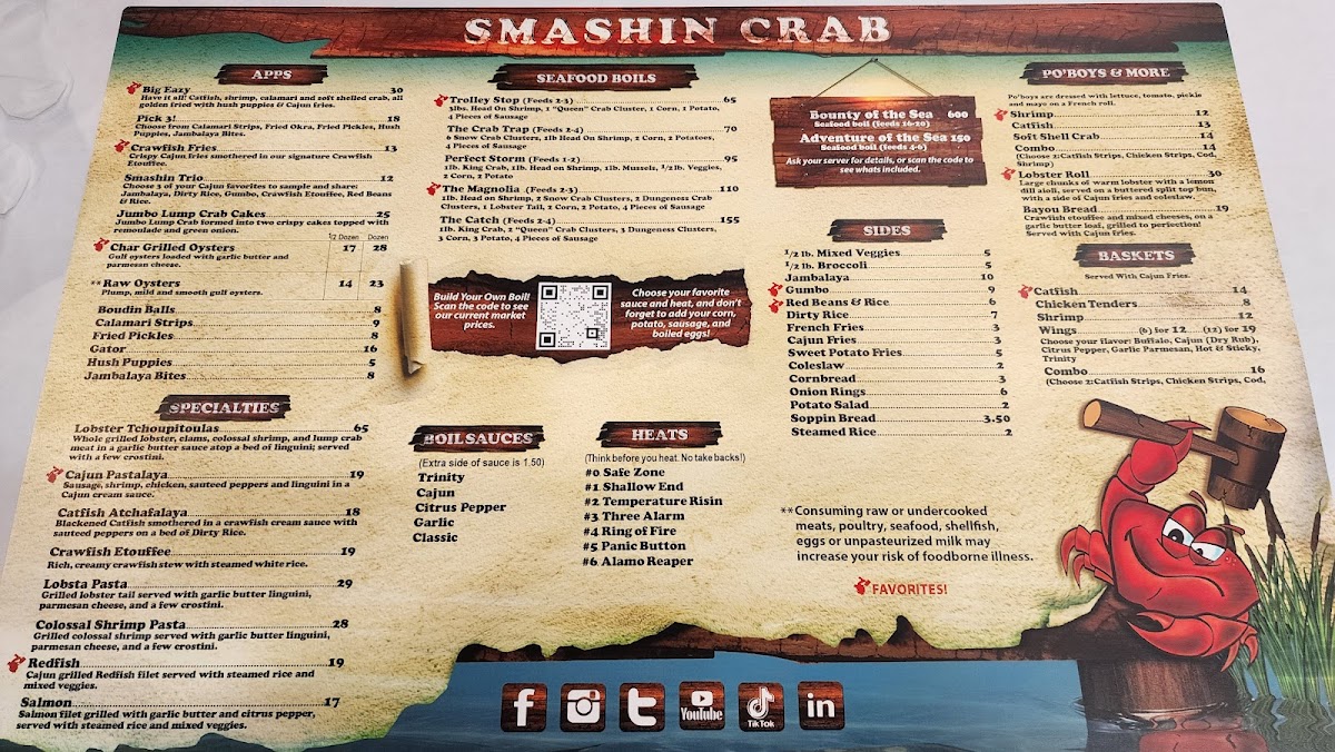 Menu Smashin Crab-1