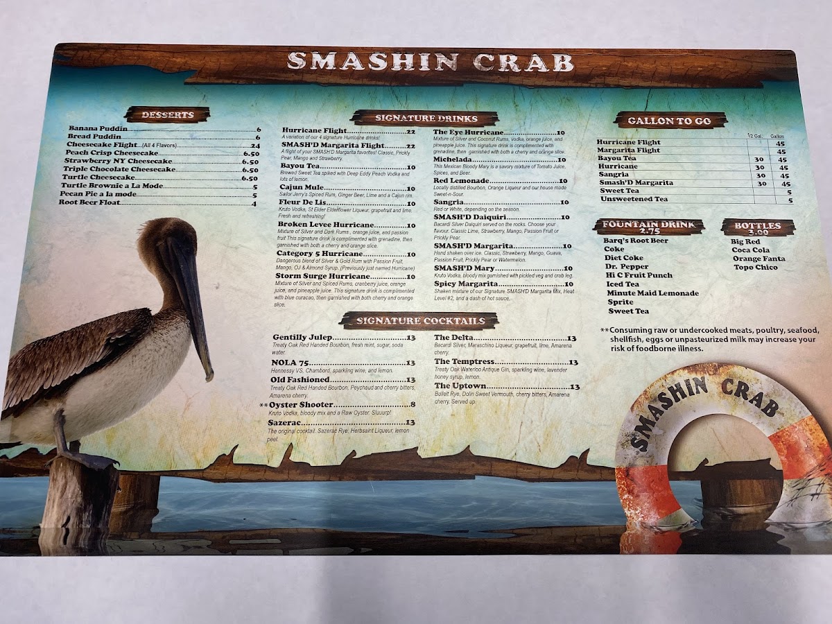 Menu Smashin Crab-9