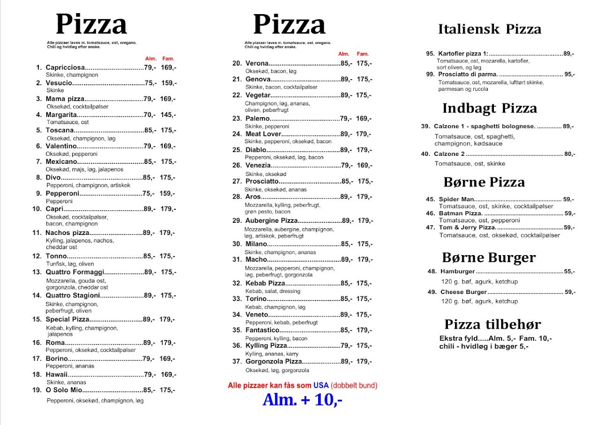 Menu Smiley Pizza - Frozen Yoghurt-2