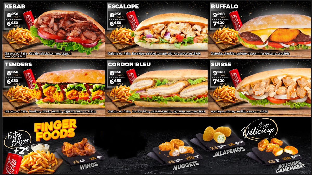 Menu Smiley'z Bollène-3