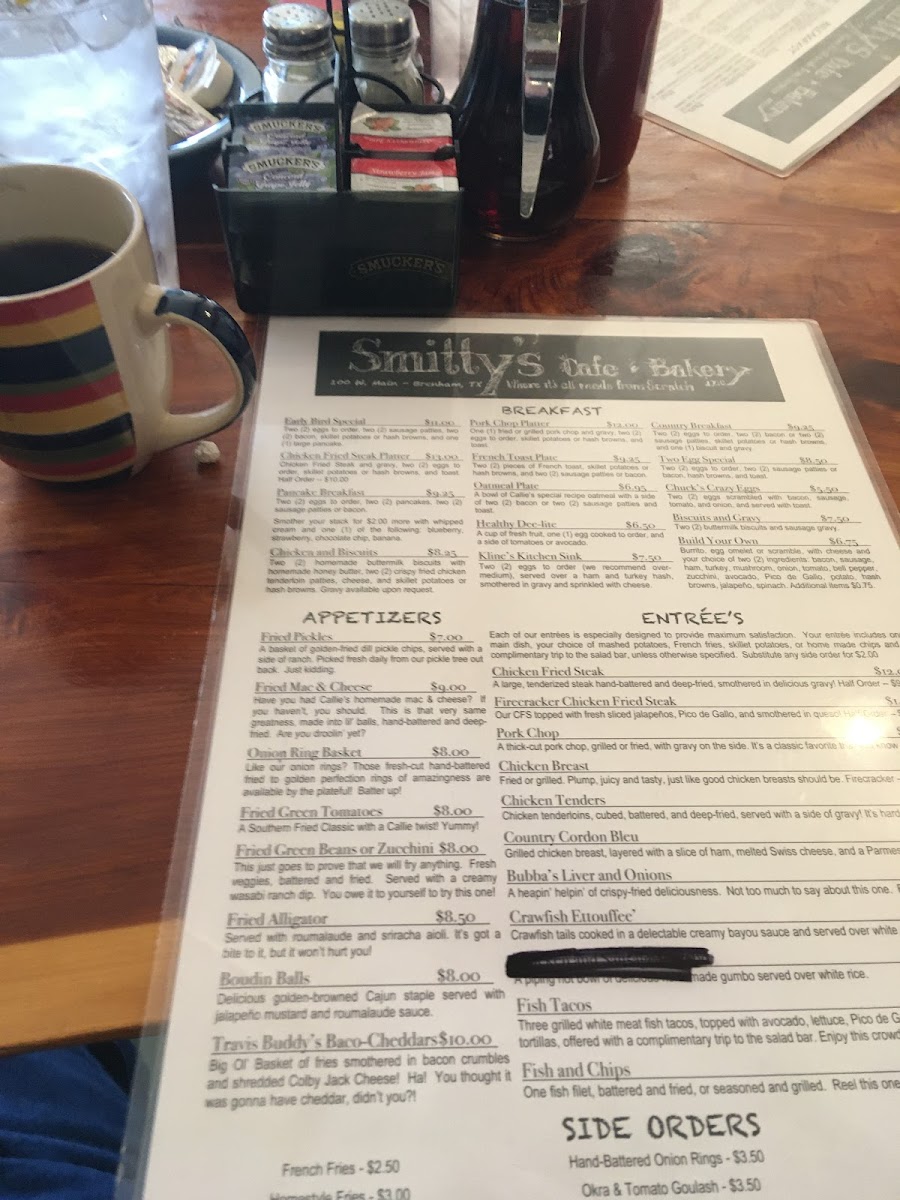 Menu Smitty's Cafe And Bakery-6